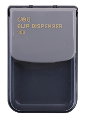 Скрепочница Deli E988 магнитная ассорти картонная коробка - фото 95115