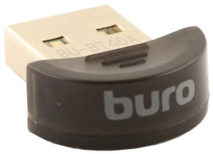 Адаптер USB Buro BU-BT40A Bluetooth 4.0+EDR class 1.5 20м черный - фото 95711