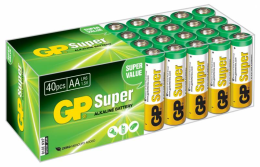 GP Super Alkaline 15A LR6 AA (40шт)