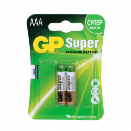 GP Super Alkaline AAA (2шт. уп)