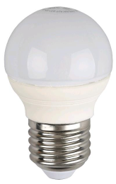 ЭРА LED smd P45-5w-827-E27, теплый свет, лампа светодиодная