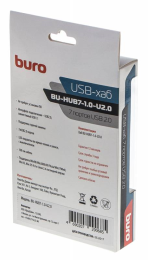 Buro BU-HUB7-1.0-U2.0 7порт. черный