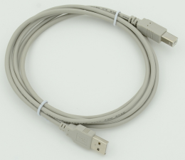 Кабель USB A(m) USB B(m) 1.8м серый (30344)