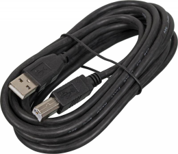 Кабель Ningbo USB A(m) USB B(m) 3м черный