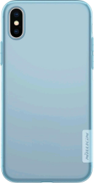 Nillkin Накладка Nature TPU case для Apple iPhone X (Цвет - синий) 6563 (Р)