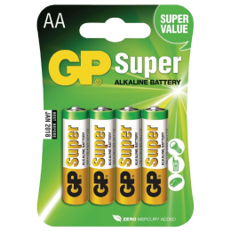 GP Super Alkaline AA (4шт. уп)