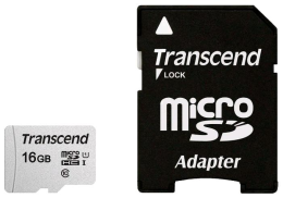 Transcend microSDHC 16GB  Class 10 UHS-1 U1 +адаптер TLC