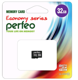 Карта памяти Perfeo microSD 32GB (Class 10) economy series