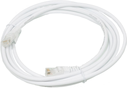 Кабель Патч-корд Lanmaster UTP LAN-PC45/U5E-3.0-WH вилка RJ-45-вилка RJ-45 кат.5е 3м белый LSZH (уп.:1шт)