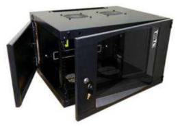 Шкаф коммутационный Lanmaster Next TWT-CBWNG-9U-6X4-BK 9U 550x450мм пер.дв.стекл 60кг черный