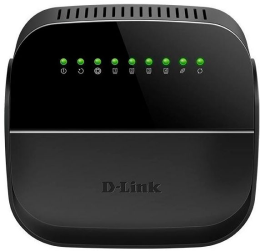 D-Link DSL-2640U/R1A N150 ADSL2+/VDSL2 черный