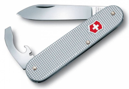 Нож перочинный Victorinox Alox Bantam (0.2300.26) 84мм 5функций серебристый Картонная коробка