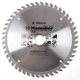 Hammer Csb pl 160мм*48*20/16мм, Круг пильный твердосплавный