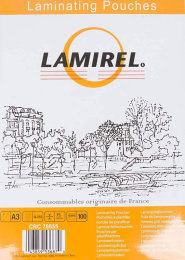Пленка для ламинирования Fellowes 75мкм A4 (100шт) 216x303мм Lamirel (LA-78656)