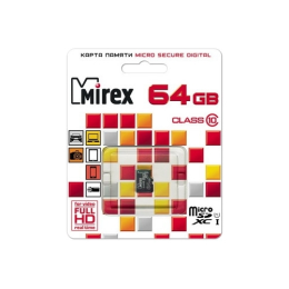 Mirex micro SDXC 64GB class 10+ adapter
