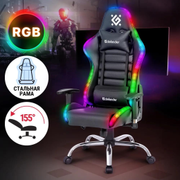 Defender Ultimate, Игровое кресло, Light, полиуретан, 60мм, чёрный