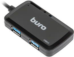 Buro BU-HUB4-U3.0-S 4порт. черный