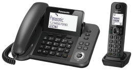 Р/Телефон Dect Panasonic KX-TGF310RUM серый металлик АОН