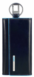 Ключница Piquadro Blue Square PC1397B2/BLU2 синий натуральная кожа