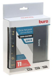 Блок питания Buro BUM-0221B90 автоматический 90W 12V-20V 11-connectors 4.5A 1xUSB 2.1A от бытовой электросети