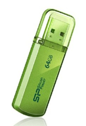 Silicon Power 64Gb Helios 101 SP064GBUF2101V1N USB2.0 зеленый