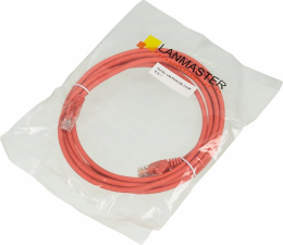 Кабель Патч-корд Lanmaster UTP LAN-PC45/U5E-3.0-OR вилка RJ-45-вилка RJ-45 кат.5е 3м оранжевый LSZH (уп.:1шт)