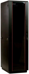 Шкаф серверный ЦМО ШТК-М-42.8.10-1ААА-9005 42U 800x1000мм пер.дв.стекл 2 бок.пан. 550кг черный