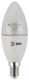 ЭРА LED smd B35-7w-827-E14 Clear, теплый свет, лампа светодиодная