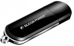 Silicon Power 64Gb LuxMini 322 SP064GBUF2322V1K USB2.0 черный