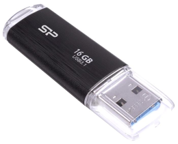 Silicon Power Blaze B02,16Gb  USB 3.1, Черный