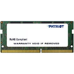 Память DDR4 4Gb 2133MHz Patriot PSD44G213381S RTL PC4-17000 CL15 SO-DIMM 260-pin 1.5В single rank