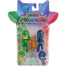 PJ masks Игровой набор  фигурка 2шт "Гекко и Ниндзя"