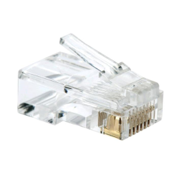 Коннектор RJ-45 Silver (упак.:20шт)