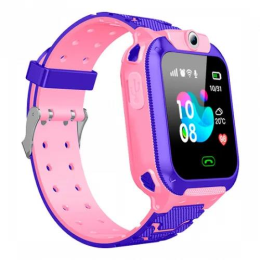 RunGO Детские cмарт-часы с функцией видеозвонков K1, розовый/синий