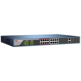 Коммутатор Hikvision DS-3E0318P-E 16xPOE