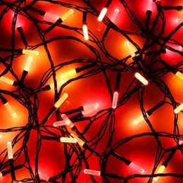 VETTA СНОУ БУМ Вьюн Электрическая гирлянда, 9м, 100 LED-призма,"Тропический закат", 8 режимов, ПВХ