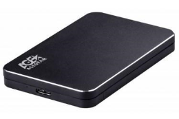 Внешний корпус для HDD AgeStar 3UB2A18 SATA алюминий черный 2.5"
