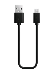 Кабель OLMIO USB - microUSB 2.1A 1м Черный