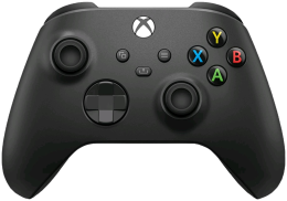 Xbox Беспроводной геймпад  Черный (QAТ-00001)