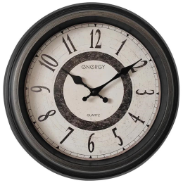 Energy EC-154 Часы настенные кварцевые, Круг, Белый, римские, 30 см., (102245)