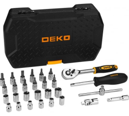 DEKO TZ29, Набор инструментов для авто, в чемодане, 29 предметов (065-0325)