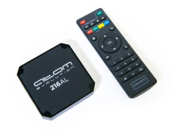 Приставка Смарт ТВ ATOM-216AL (Android TV Box), Allwinner H313, 2/16Gb, АTOMevolution