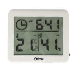 Ritmix CAT-041 WHITE Метеостанция с термометром и гигрометром (80001014)