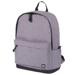 Brauberg Grey Melange, Рюкзак универсальный, с защитой от влаги, 43х30х17, Grey Melange, (228842)