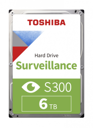 Toshiba Original Surveillance S300, SATA-III, 6TB, (5400rpm) 256Mb, 3.5" (HDWT860UZSVA)