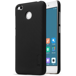 Nillkin Накладка Super Frosted Shield для телефона Xiaomi Redmi 4X (Цвет-черный) 5151 (Р)