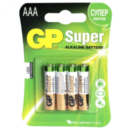 GP Super Alkaline AAA (4шт. уп)