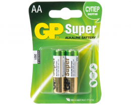GP Super Alkaline AA (2шт. уп)