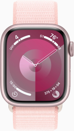 Apple Watch Series 9 41мм корп.Розовый Sport Loop рем.Розовый:130-200мм (MR953LL/A)