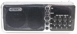 Сигнал РП-226BT черный/серебристый USB microSD